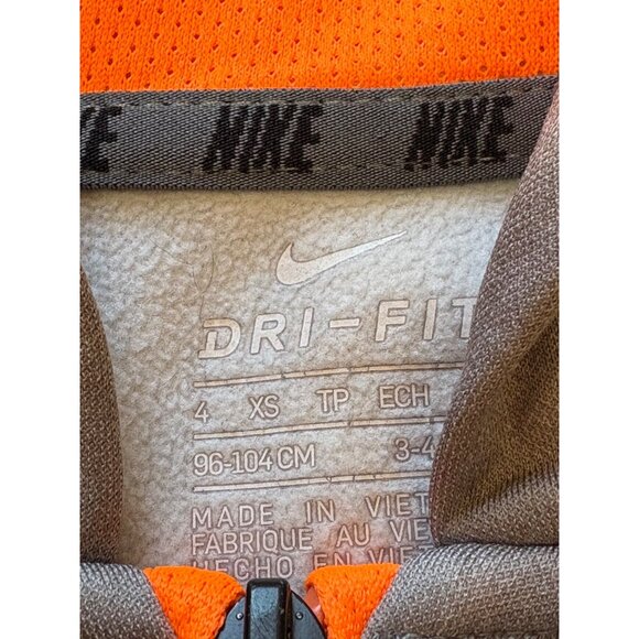 NIKE TODDLER BOYS BUNDLE 2 FULL ZIP JACKET HOODED SIZE 4 BLACK GRAY - Picture 5 of 9